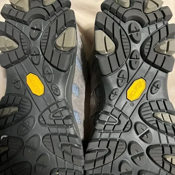 Gray and Blue Hiking Shoes - Picture 5 of 6